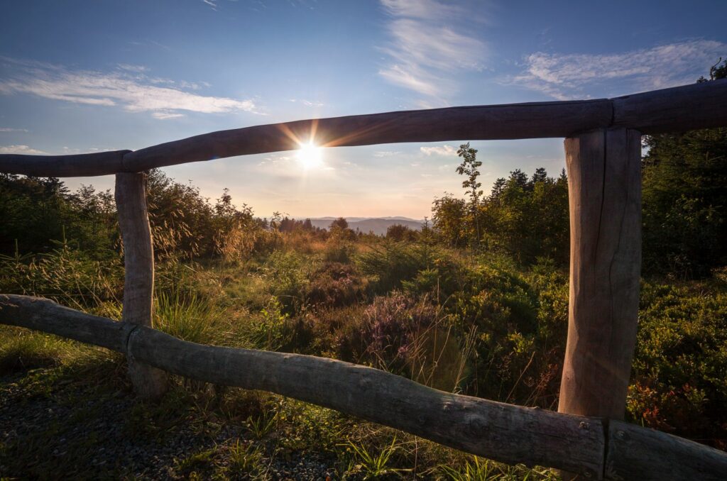 Sonnenuntergang in der Hochheide Niedersfeld