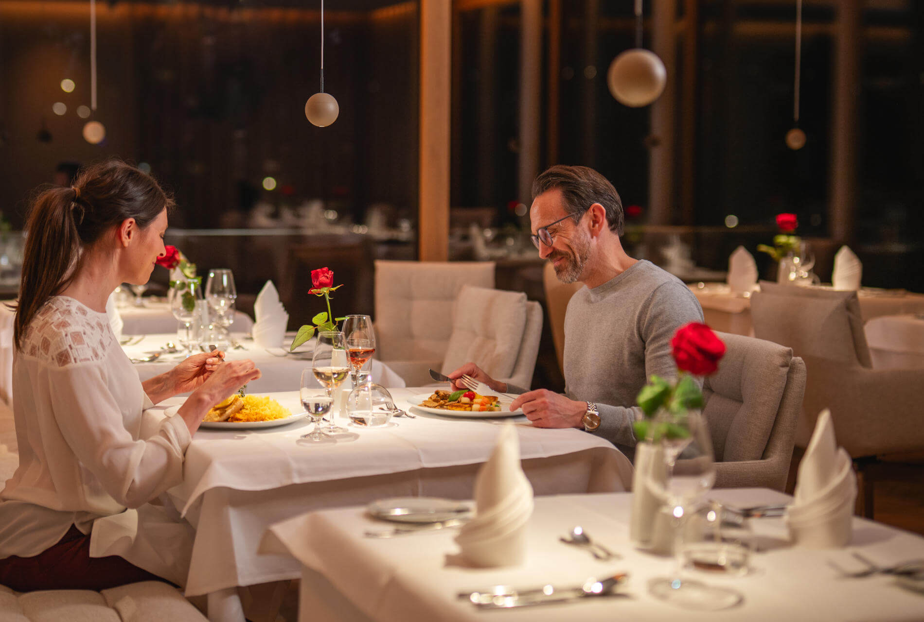 Avondmenu in Hotel Diedrich