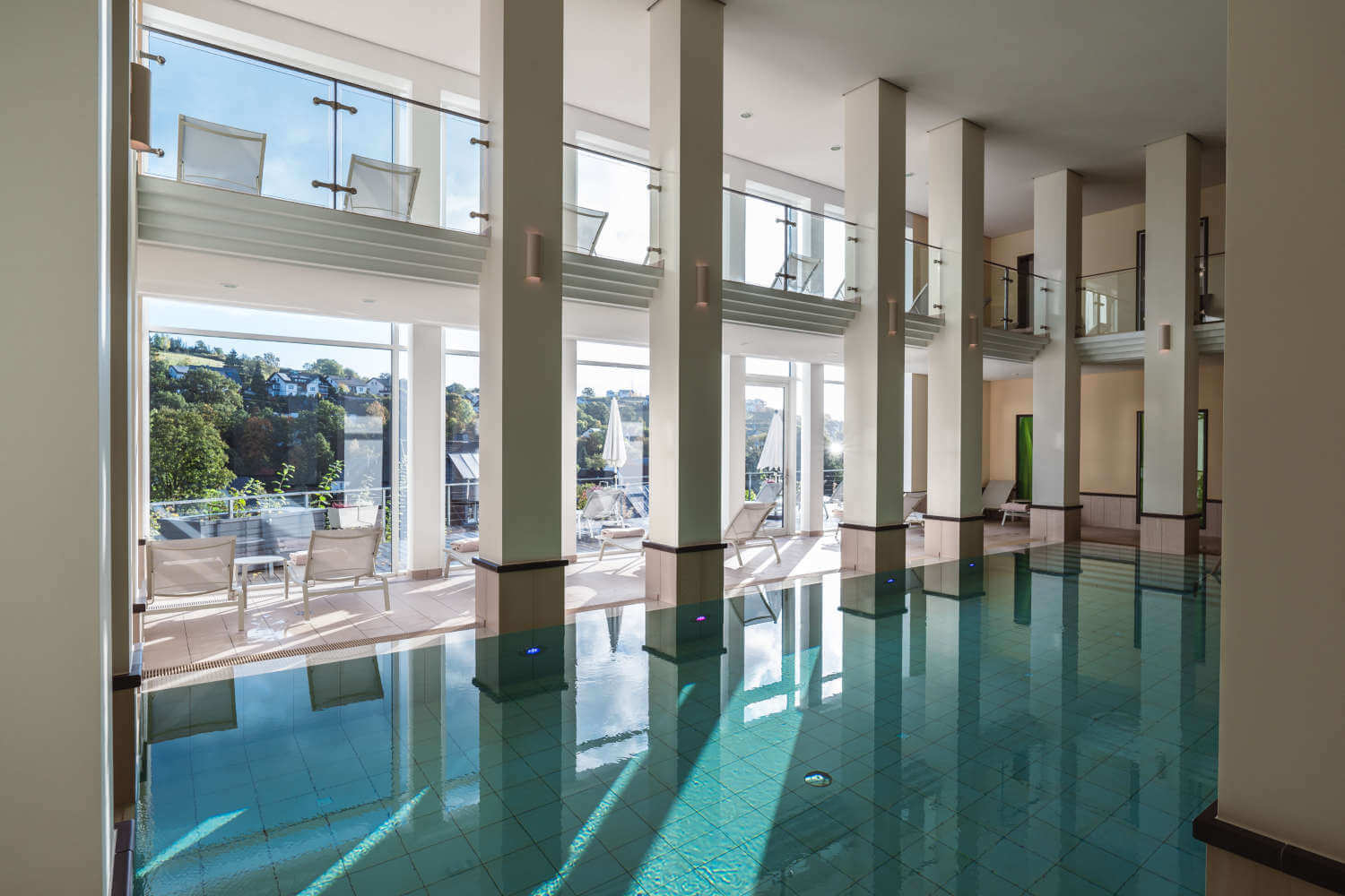 Binnenzwembad in Hotel Diedrich