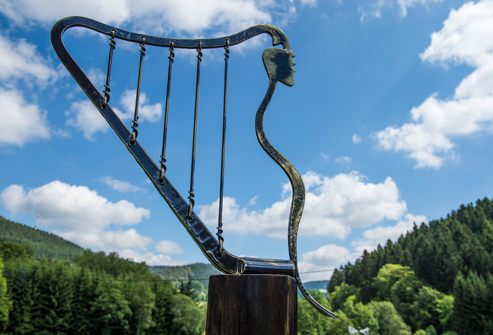 Kunstobject van de Kunstschmiede bij Schmallenberg