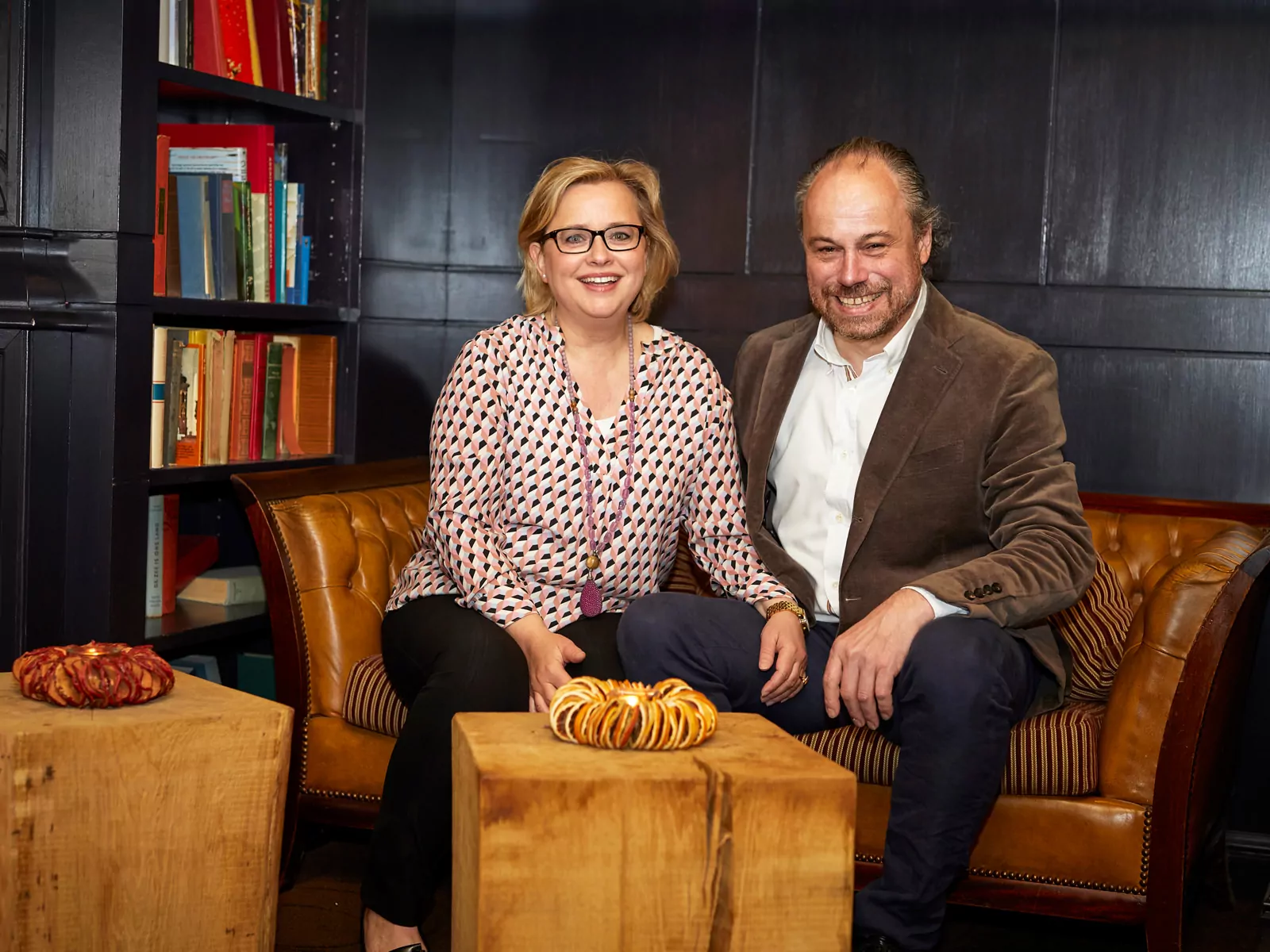 Gastgeber Stefan Schneider mit seiner Frau Anja